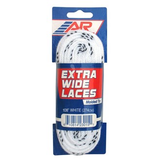 Usa Laces Extra Wide White Reg