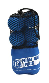 Mini Goal Blue Foam Ball - 12 Pack (Mesh Bag)