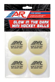 Glow In The Dark Street Hockey Ball - 4 Pack