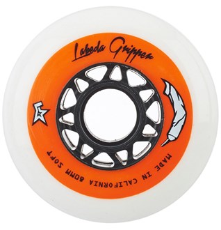 Labeda Gripper 78A Soft White / Black Wheel (4PK)
