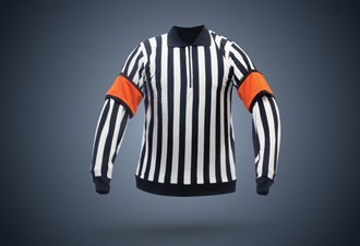 Powertek Referee Jersey JR L (Orange)
