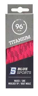 Titanium Laces Waxed Neon Pink