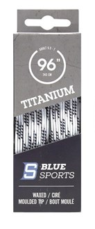 Titanium Laces Waxed White